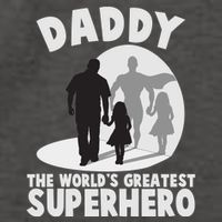 Daddy The World's Greatest Superhero Father's Day Vector Backpack