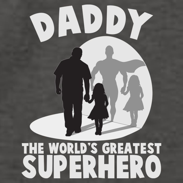 Daddy The World's Greatest Superhero Father's Day Vector Backpack