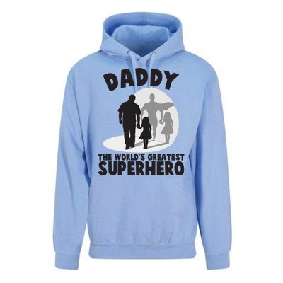 Daddy The World's Greatest Superhero Father's Day Unisex Surf Hoodie