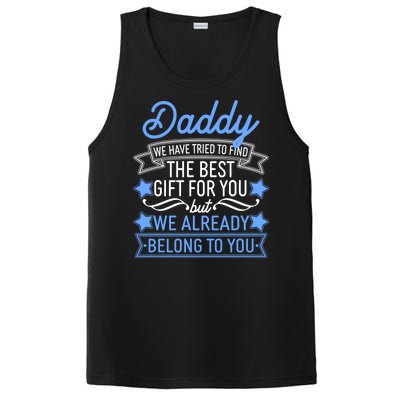 Daddy We Have Tried To Find The Best Gift For You PosiCharge Competitor Tank