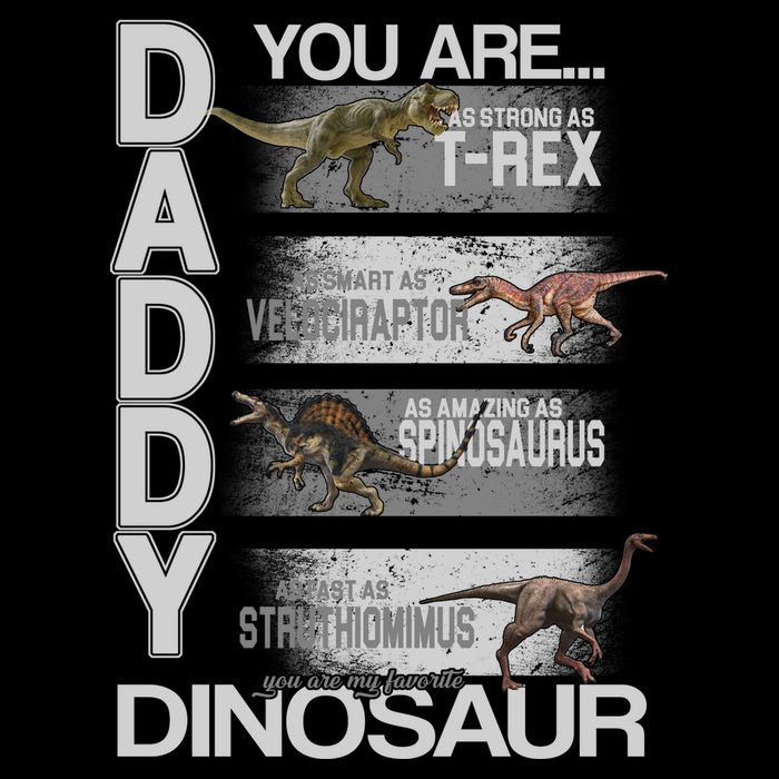 Daddy You Are My Favorite Dinosaur T-Rex Drawstring Bag