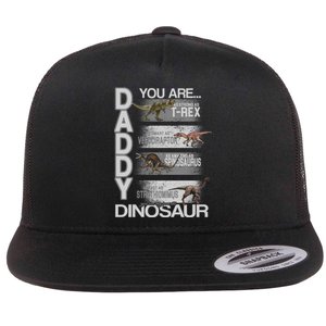 Daddy You Are My Favorite Dinosaur T-Rex Flat Bill Trucker Hat