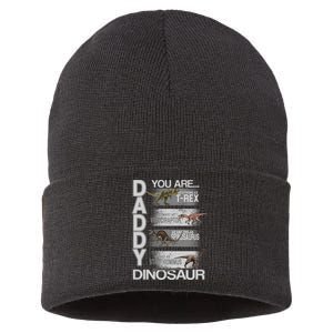 Daddy You Are My Favorite Dinosaur T-Rex Sustainable Knit Beanie