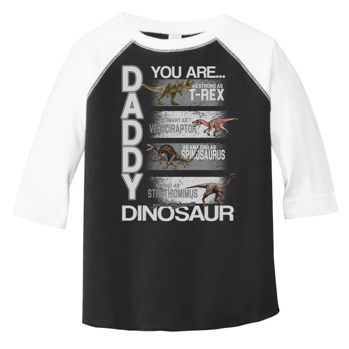 Daddy You Are My Favorite Dinosaur T-Rex Toddler Fine Jersey T-Shirt