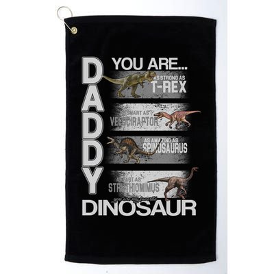 Daddy You Are My Favorite Dinosaur T-Rex Golf Towel