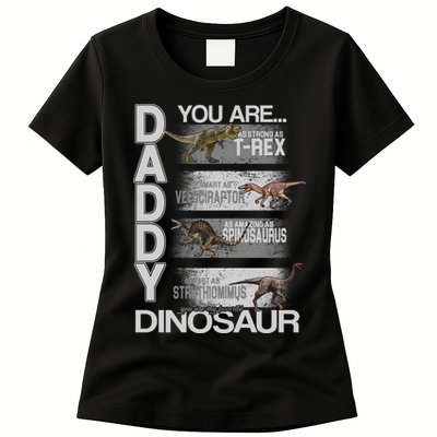 Daddy You Are My Favorite Dinosaur T-Rex Womens T-Shirt