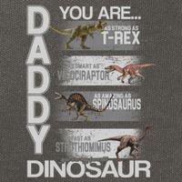 Daddy You Are My Favorite Dinosaur T-Rex Cotton Canvas Backpack