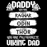 Daddy You Are My Favorite Viking Dad  Cooling Performance Crew T-Shirt