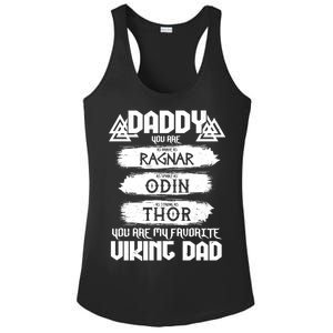 Daddy You Are My Favorite Viking Dad  Ladies PosiCharge Competitor Racerback Tank