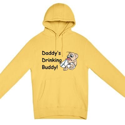 Daddy's Drinking Buddy Premium Pullover Hoodie