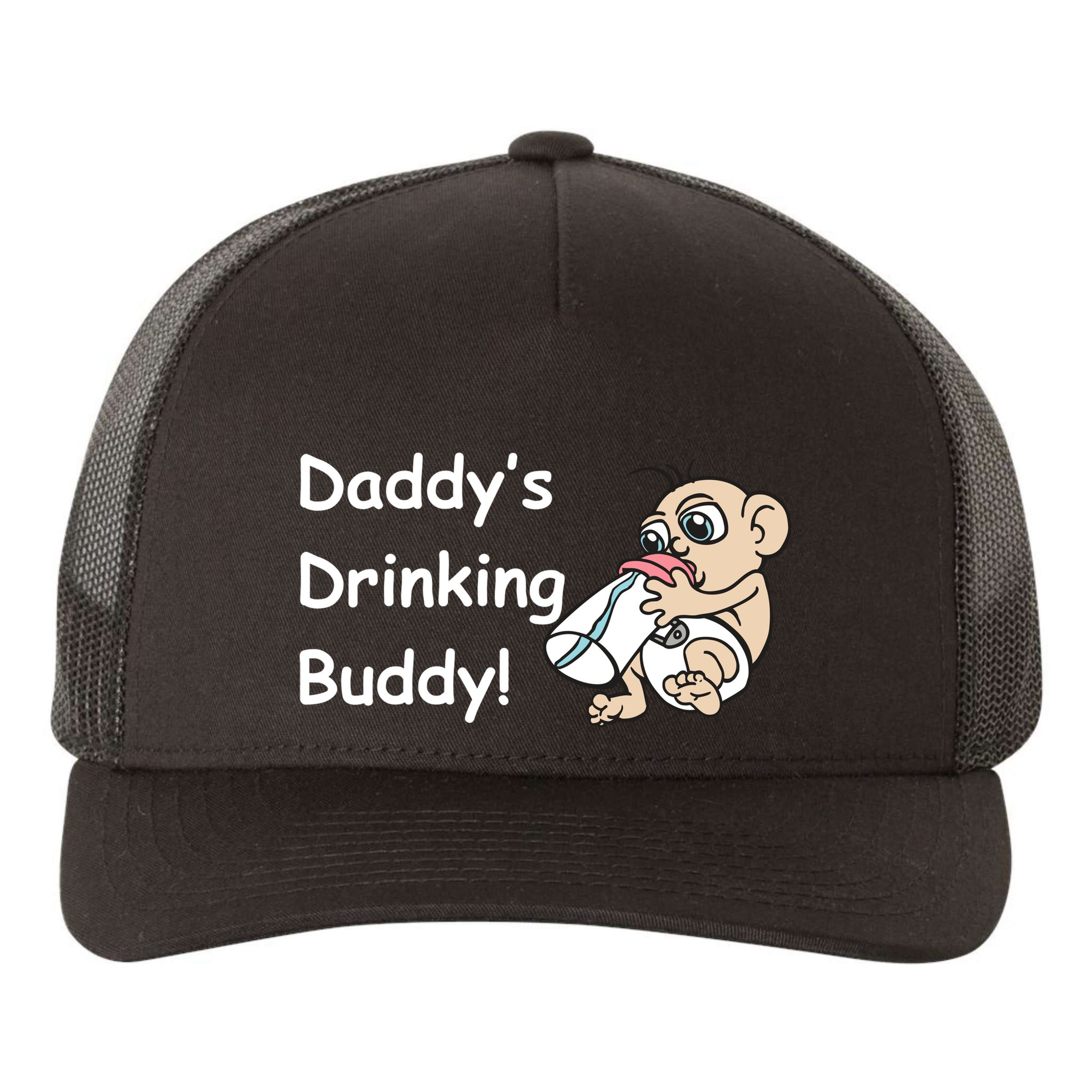 Daddy's Drinking Buddy Yupoong Adult 5-Panel Trucker Hat