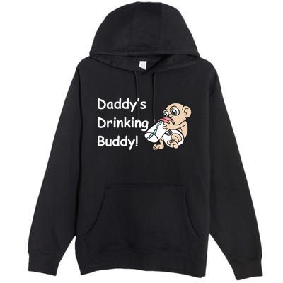 Daddy's Drinking Buddy Premium Pullover Hoodie