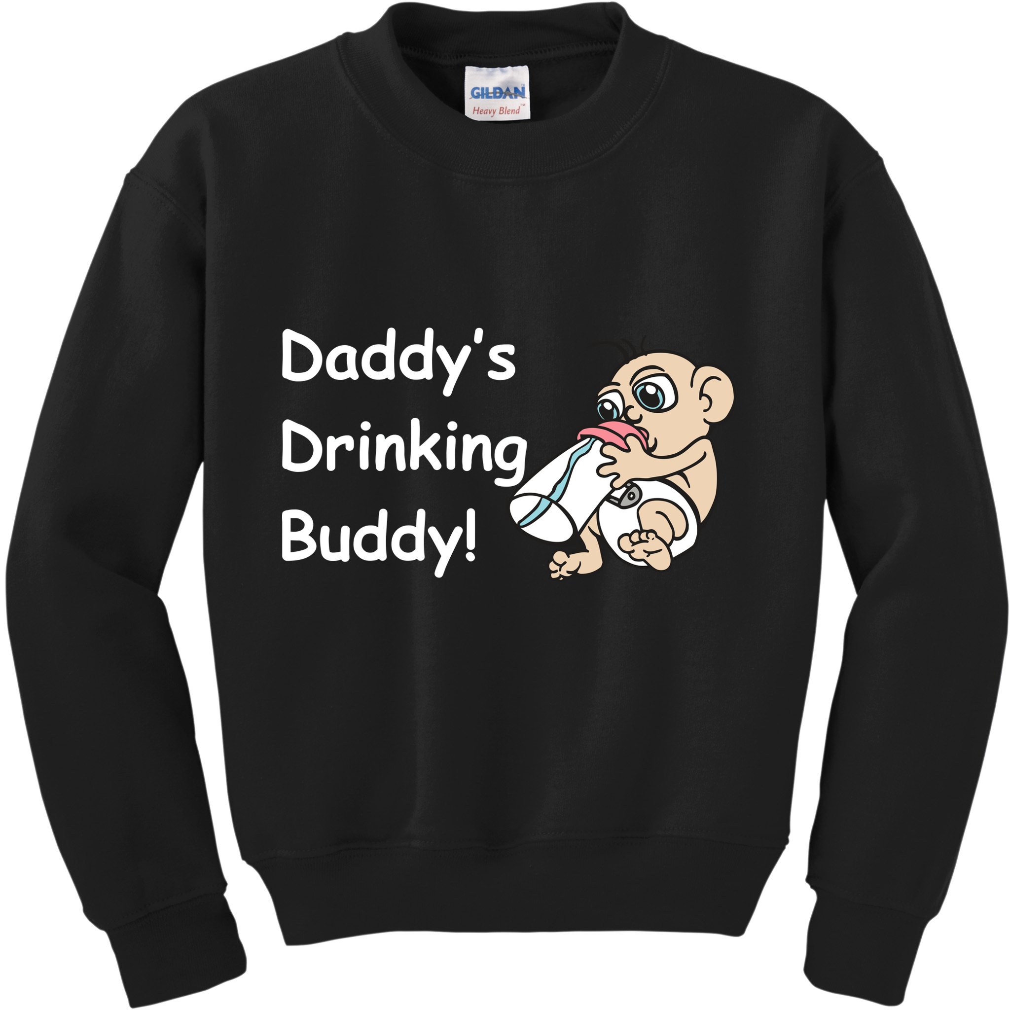 Daddy's Drinking Buddy Kids Sweatshirt