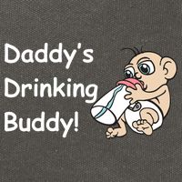 Daddy's Drinking Buddy Cotton Canvas Backpack