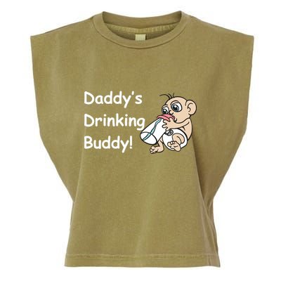 Daddy's Drinking Buddy Garment-Dyed Women's Muscle Tee