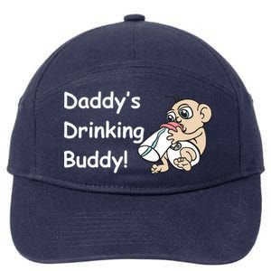 Daddy's Drinking Buddy 7-Panel Snapback Hat