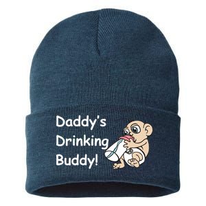 Daddy's Drinking Buddy Sustainable Knit Beanie