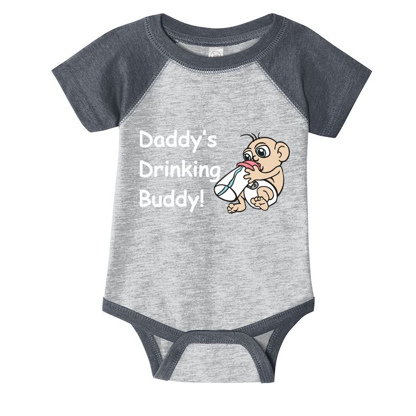 Daddy's Drinking Buddy Infant Baby Jersey Bodysuit