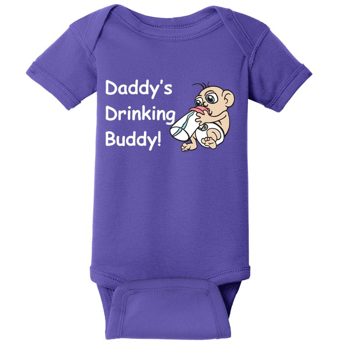 Daddy's Drinking Buddy Baby Bodysuit