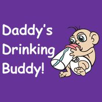 Daddy's Drinking Buddy Women's V-Neck T-Shirt