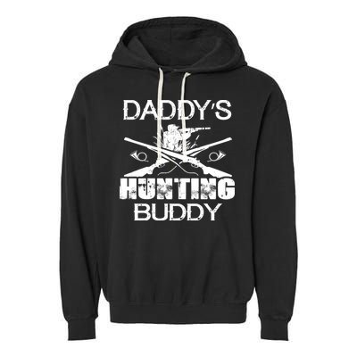Daddy's Hunting Buddy Garment-Dyed Fleece Hoodie