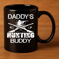 Daddy's Hunting Buddy 11oz C Handle Ceramic Mug