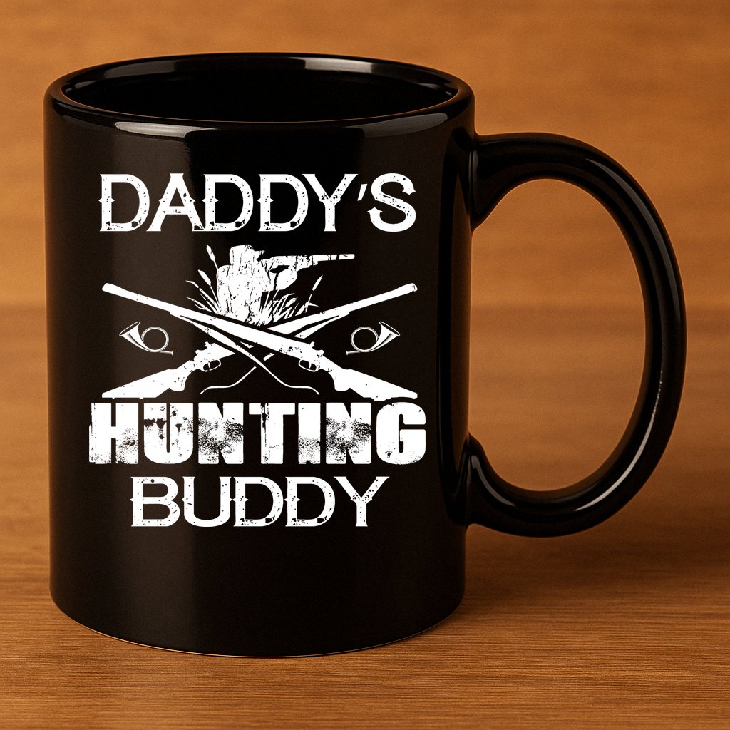 Daddy's Hunting Buddy 11oz C Handle Ceramic Mug