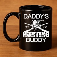 Daddy's Hunting Buddy 11oz C Handle Ceramic Mug