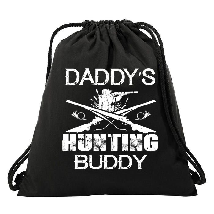 Daddy's Hunting Buddy Drawstring Bag