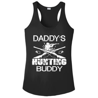 Daddy's Hunting Buddy Ladies PosiCharge Competitor Racerback Tank