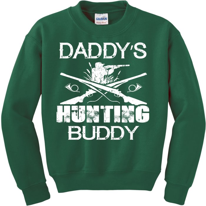 Daddy's Hunting Buddy Kids Sweatshirt