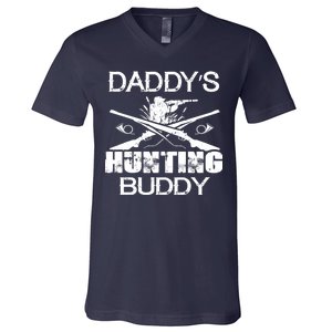 Daddy's Hunting Buddy V-Neck T-Shirt