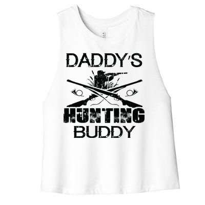 Daddy's Hunting Buddy Women's Racerback Cropped Tank