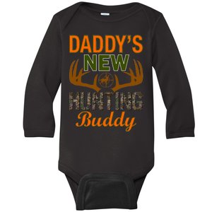 Daddy's New Hunting Buddy Baby Long Sleeve Bodysuit