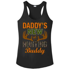 Daddy's New Hunting Buddy Ladies PosiCharge Competitor Racerback Tank