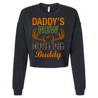Daddy's New Hunting Buddy Cropped Pullover Crew