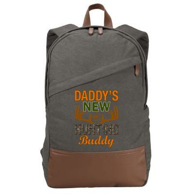 Daddy's New Hunting Buddy Cotton Canvas Backpack