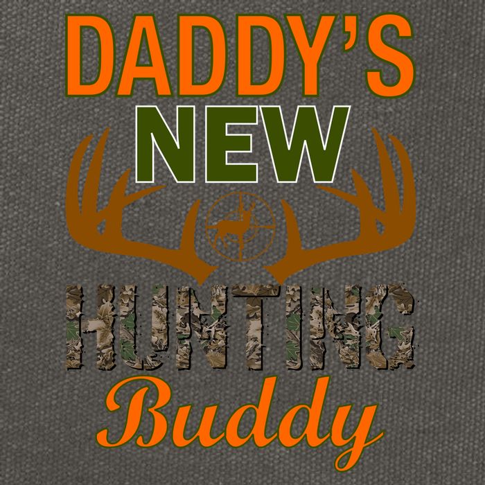 Daddy's New Hunting Buddy Cotton Canvas Backpack