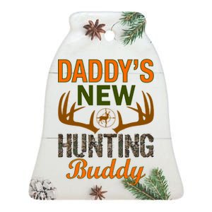 Daddy's New Hunting Buddy Ceramic Bell Ornament