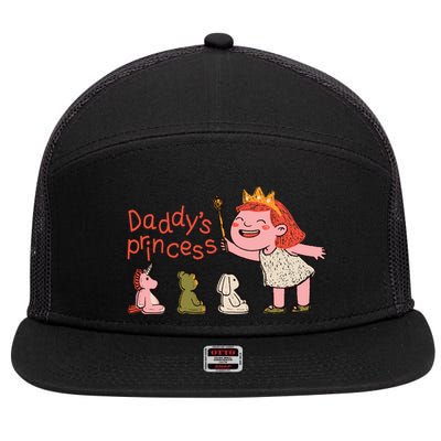 Daddy's Princess 7 Panel Mesh Trucker Snapback Hat