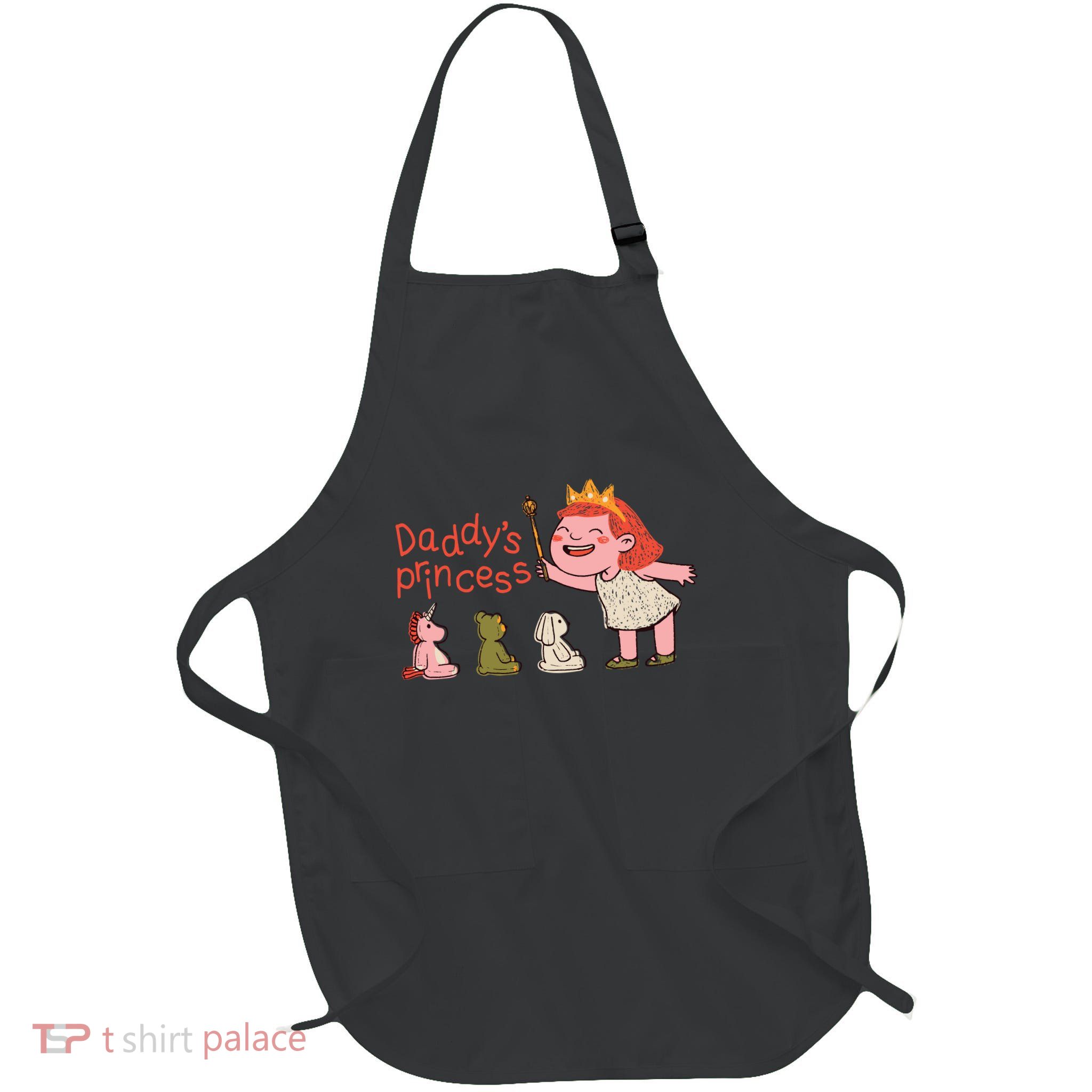 Daddy's Princess Full-Length Apron With Pockets
