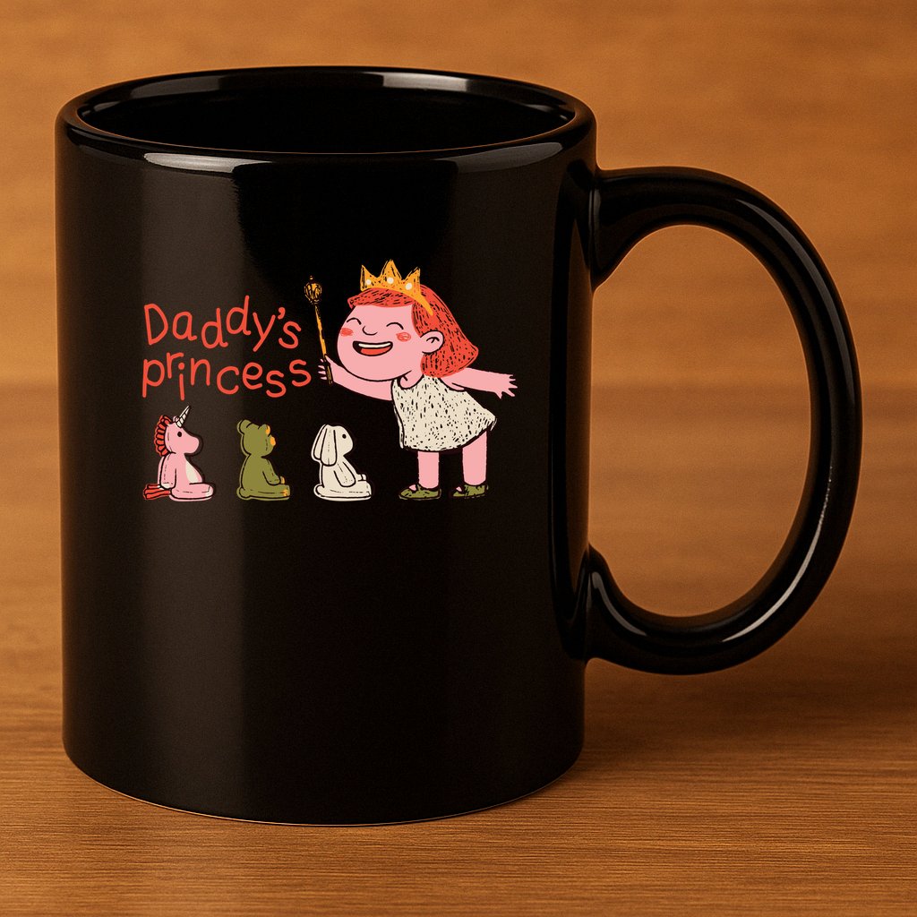 Daddy's Princess 11oz C Handle Ceramic Mug
