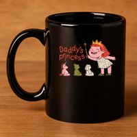 Daddy's Princess 11oz C Handle Ceramic Mug