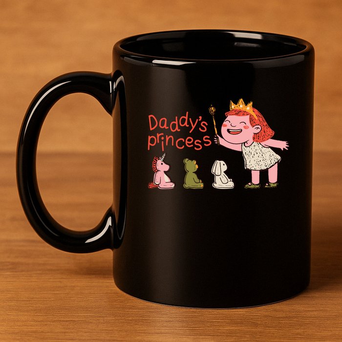 Daddy's Princess 11oz C Handle Ceramic Mug