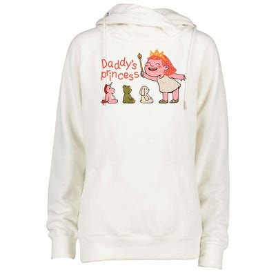 Daddy's Princess Womens Funnel Neck Pullover Hood