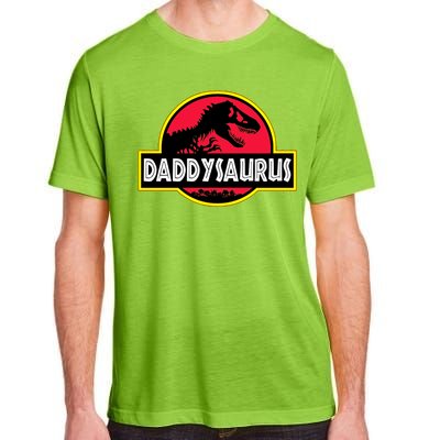 Daddysaurus Funny Daddy Dinosaur Adult ChromaSoft Performance T-Shirt