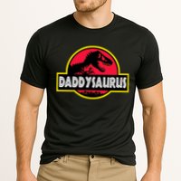 Daddysaurus Funny Daddy Dinosaur Cooling Performance Crew T-Shirt