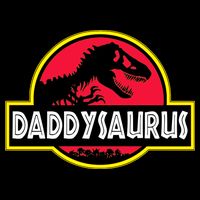 Daddysaurus Funny Daddy Dinosaur Cooling Performance Crew T-Shirt