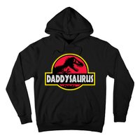 Daddysaurus Funny Daddy Dinosaur Hoodie