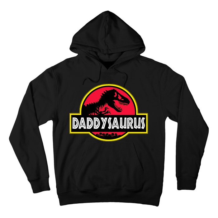 Daddysaurus Funny Daddy Dinosaur Hoodie